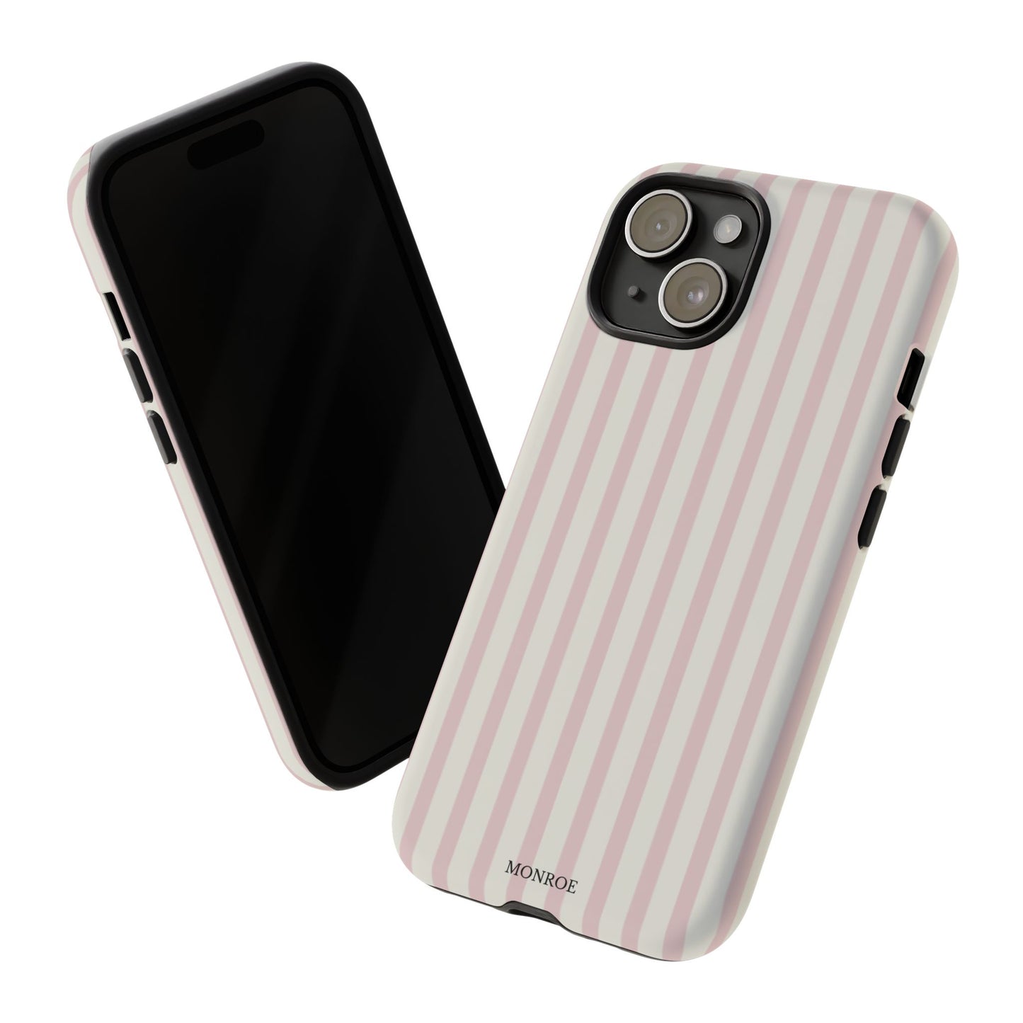 Light Pink Stripe Tough Phone Case