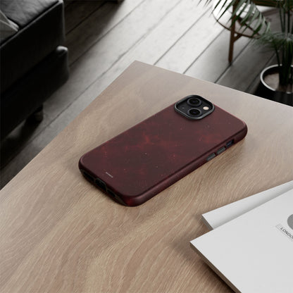 Burgundy Galaxy Tough Case