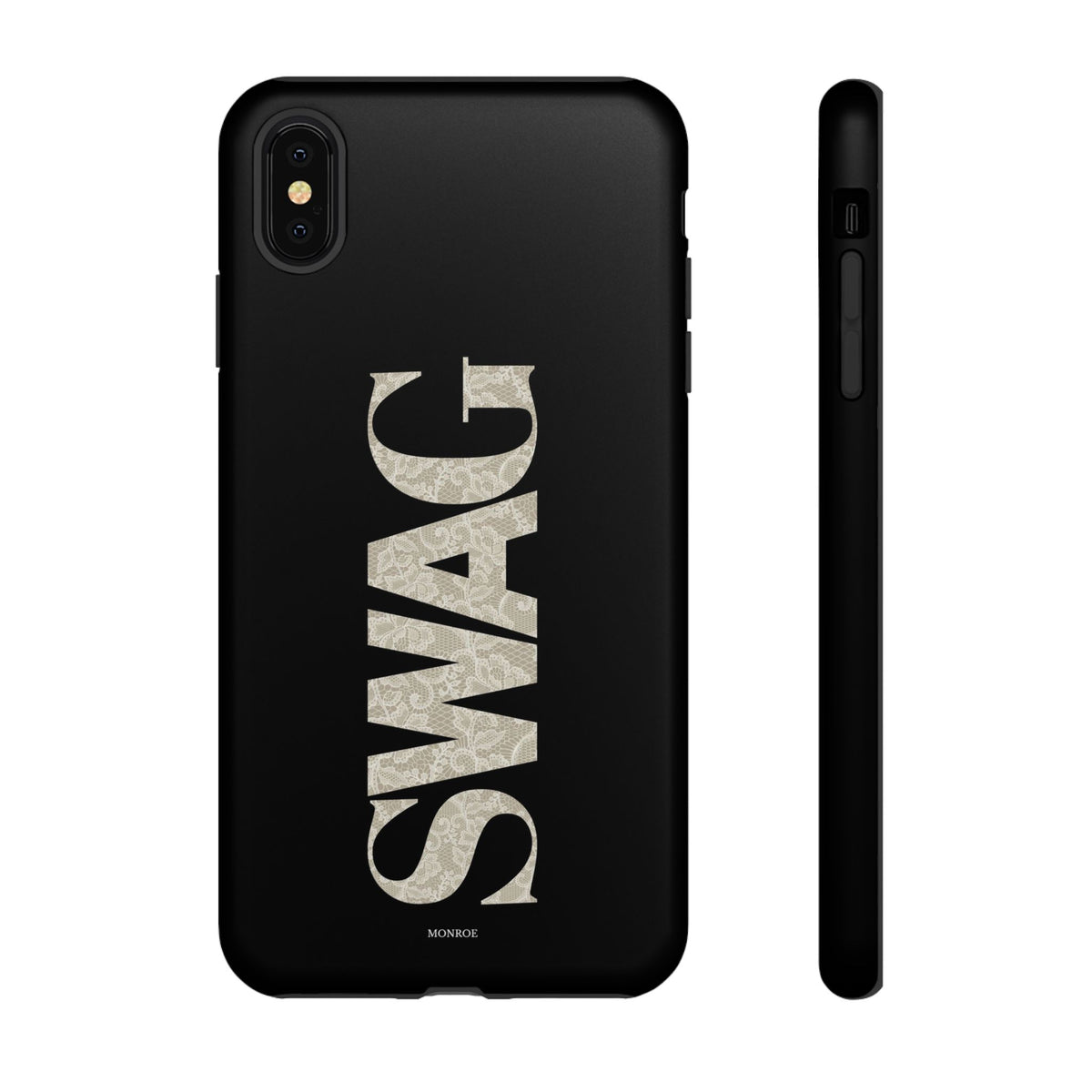 Lace Swag Black Tough Case