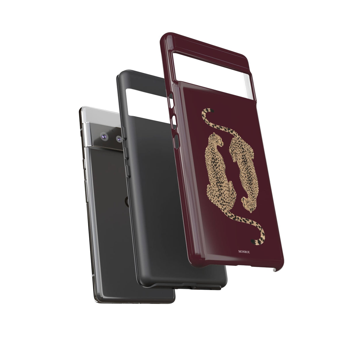 Burgundy Cheetah Tough Case