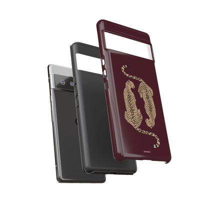Burgundy Cheetah Tough Case