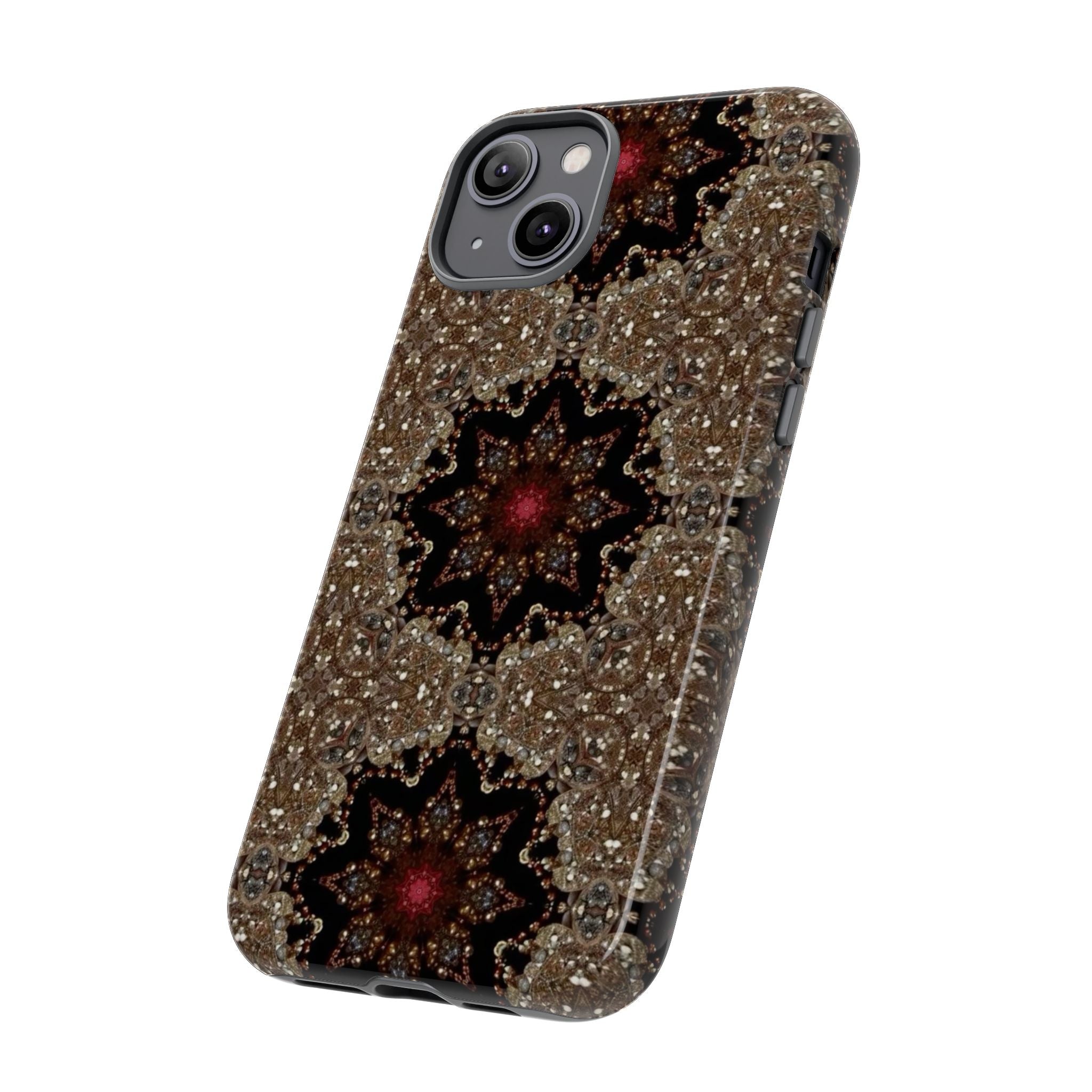 Brown Mandala Tough Protective Case