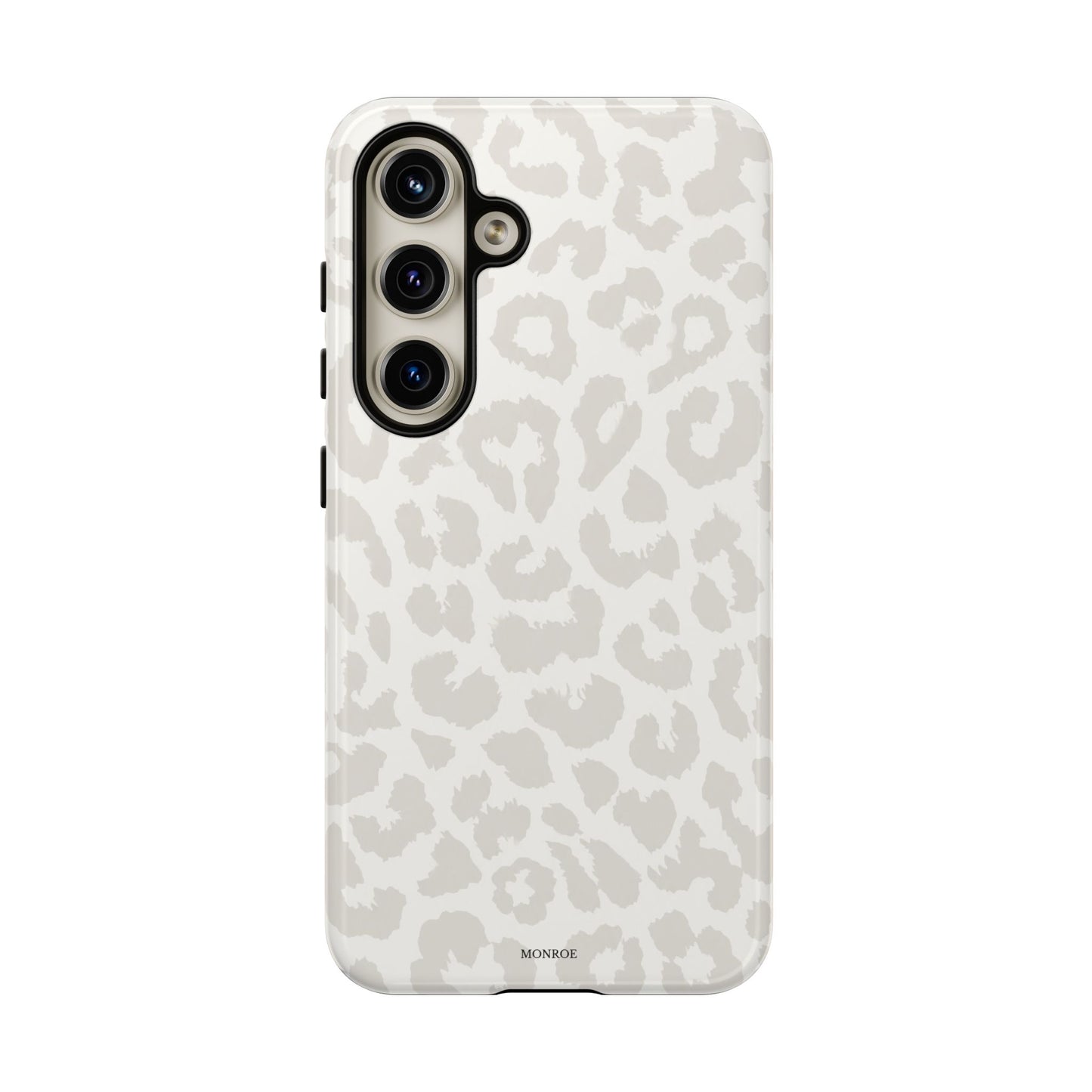 White Leopard Print Tough Case