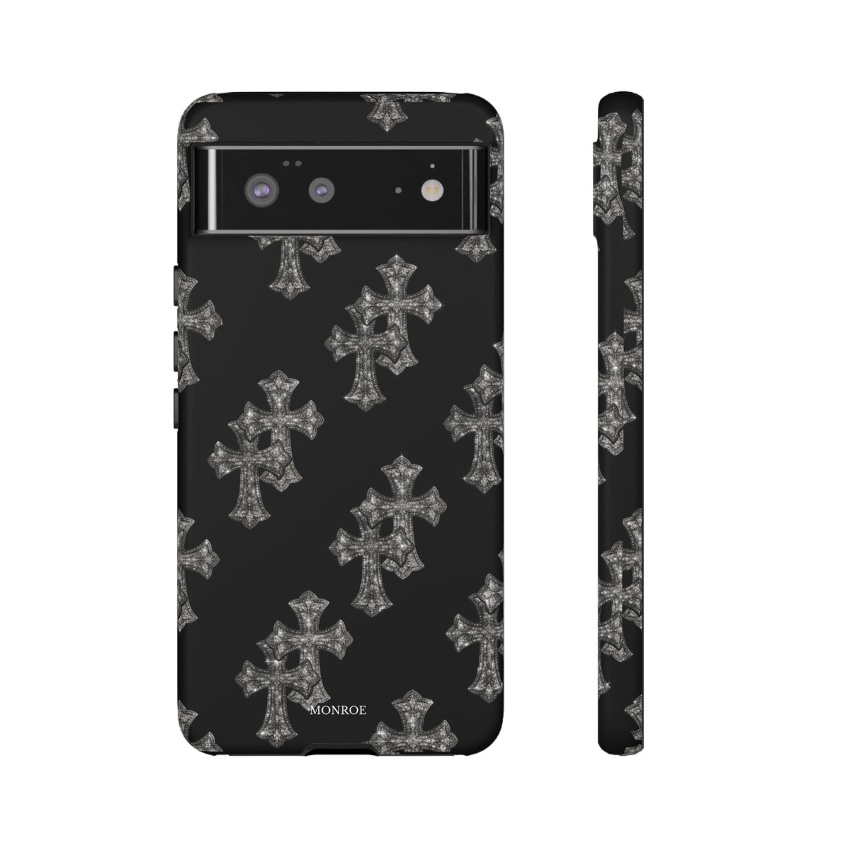 Black Crystal Cross Tough Case