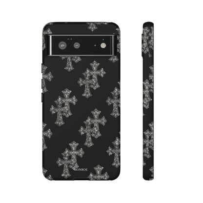 Black Crystal Cross Tough Case