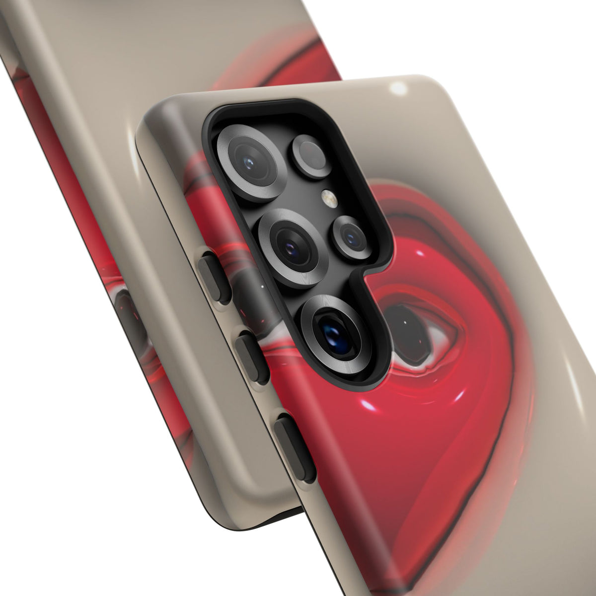 Red Heart Eyes Tough Case