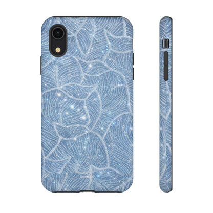 Glacier Blue Floral Tough Case