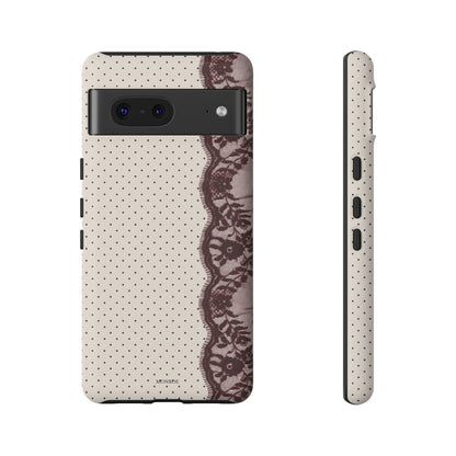 Burgundy Lace Edge Tough Case
