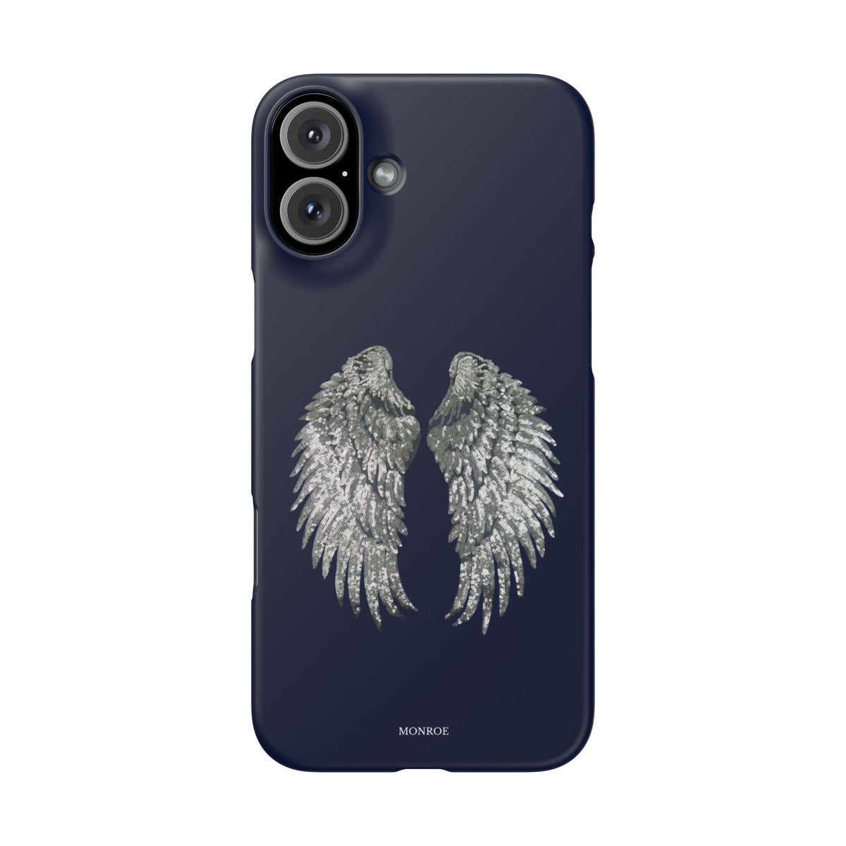 Navy Angel Wings Case