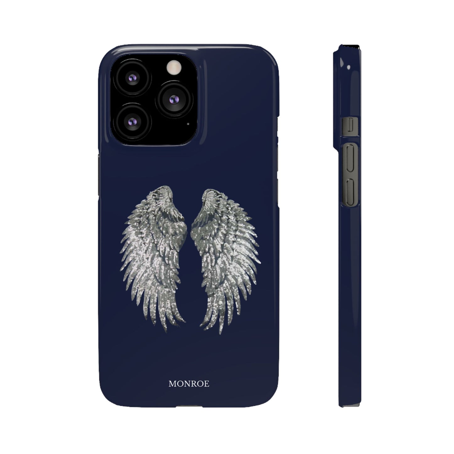 Navy Angel Wings Case