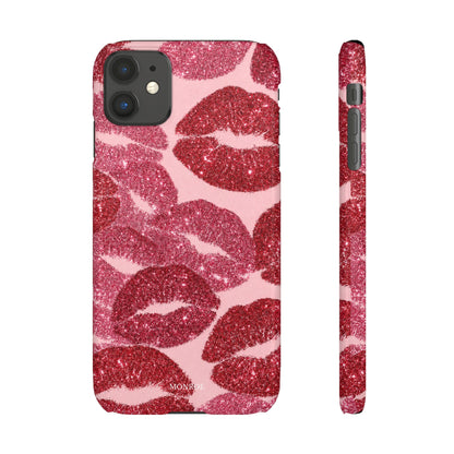 Pink Glitter Kiss Case