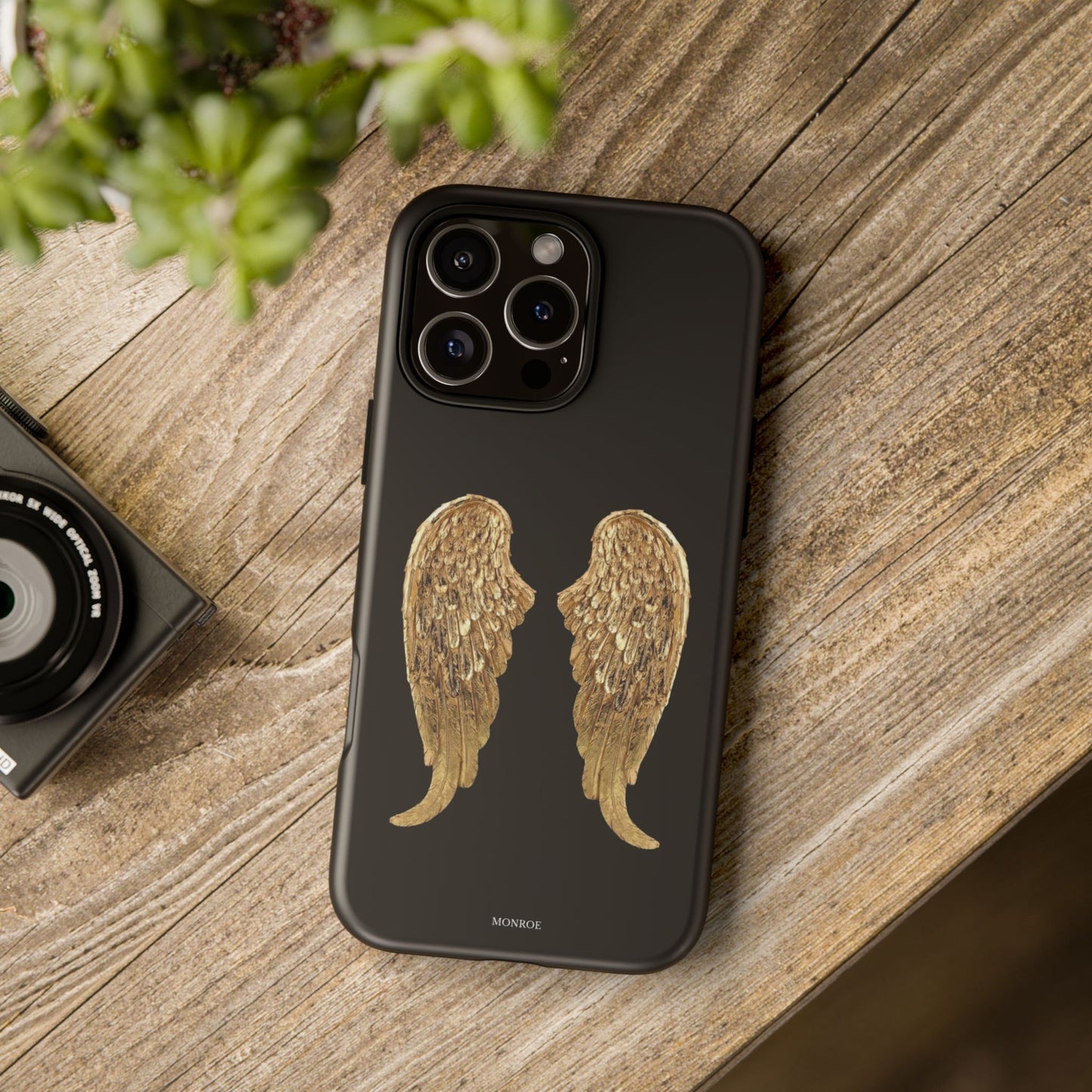 Gold Angel Wings Tough Case
