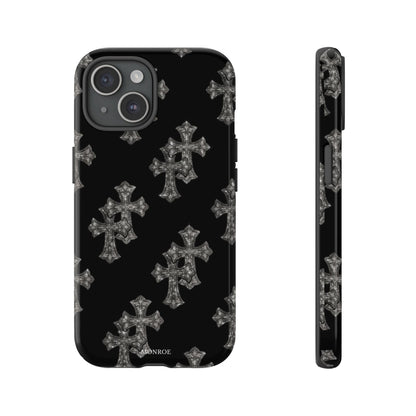 Black Crystal Cross Tough Case