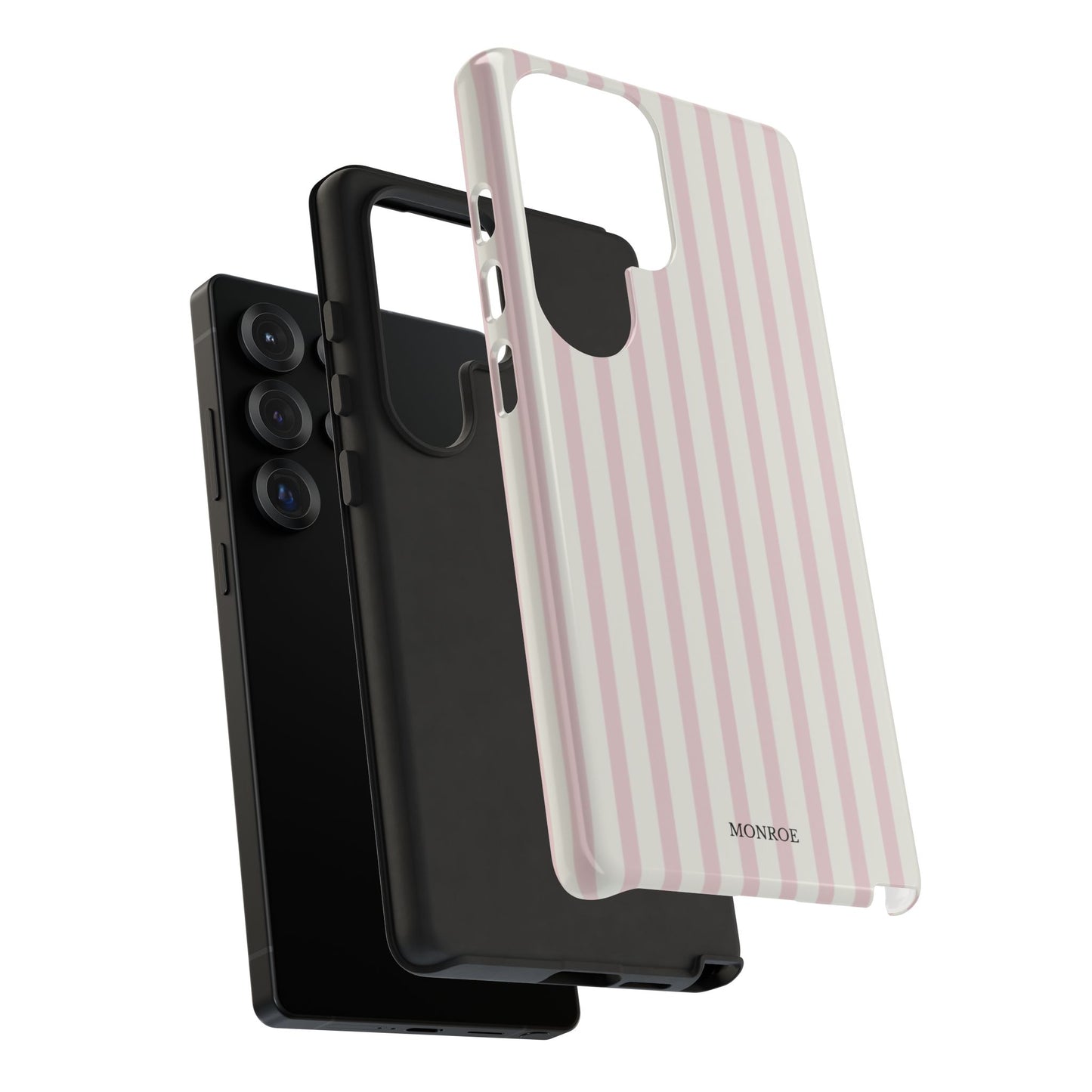 Light Pink Stripe Tough Phone Case