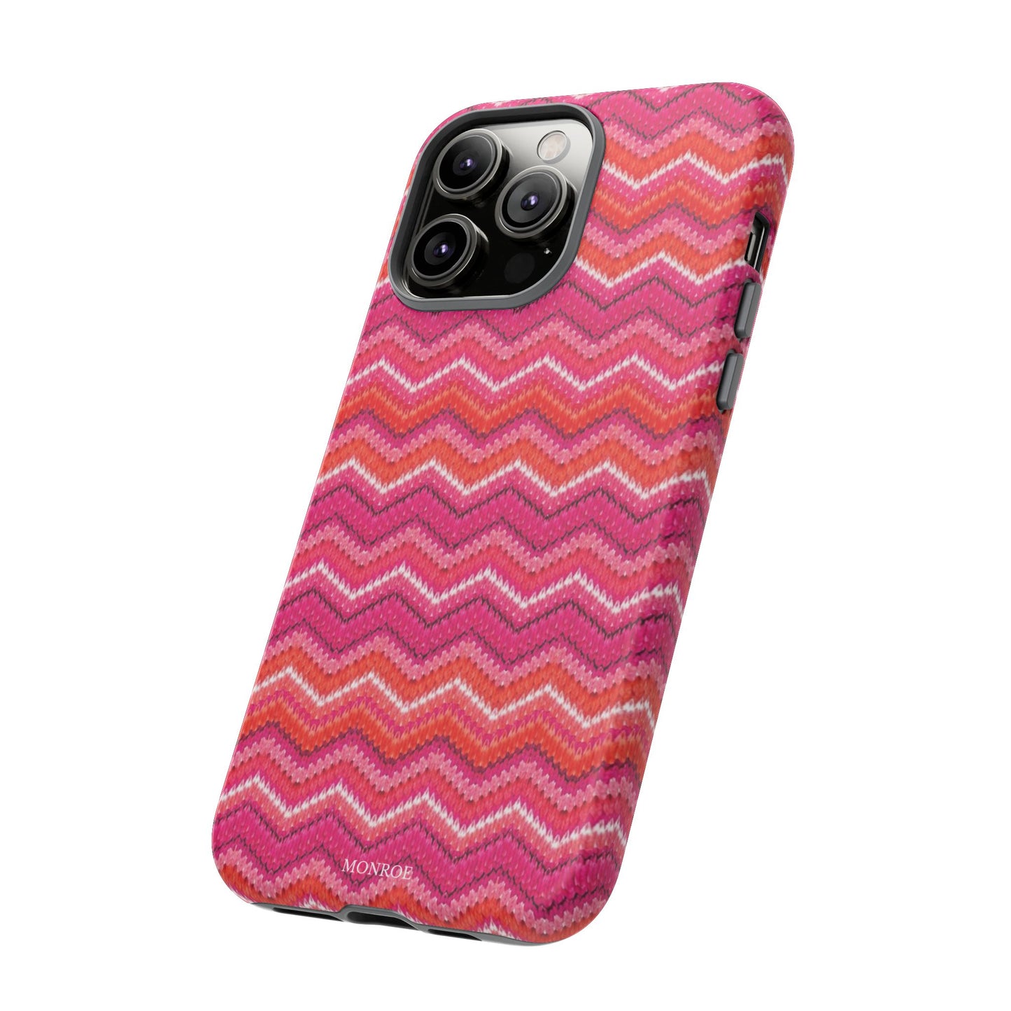 Pink Zigzag Tough Case