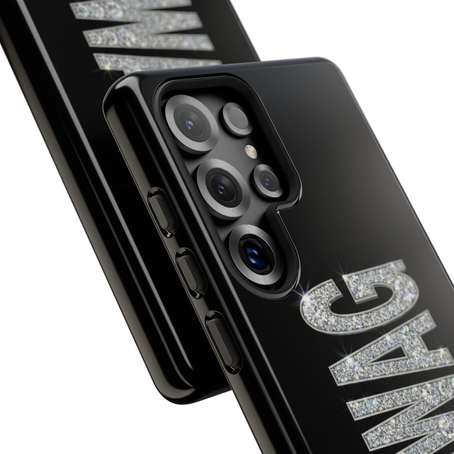 “#SWAG” Black Bling Tough Case