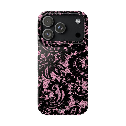 Pink Lace Pattern Case