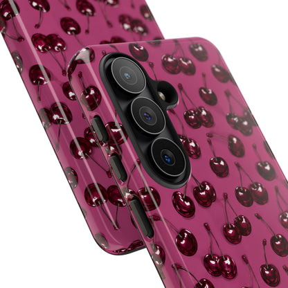 Burgundy Cherries Tough Case