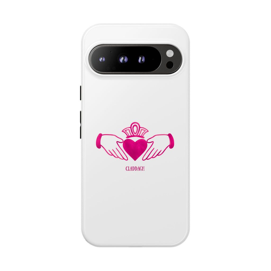 Pink Irish Claddagh Symbol Tough Phone Case