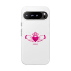Pink Irish Claddagh Symbol Tough Phone Case