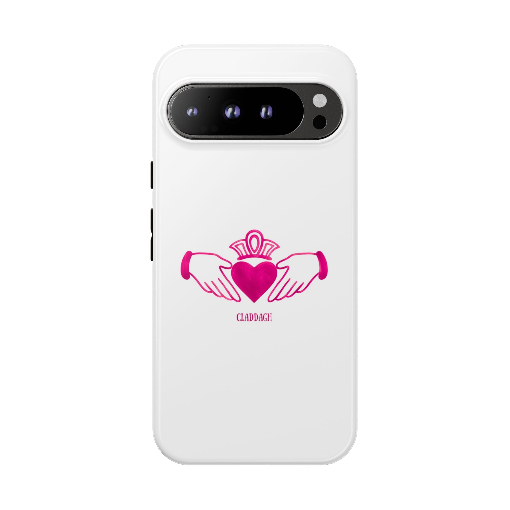 Pink Irish Claddagh Symbol Tough Phone Case
