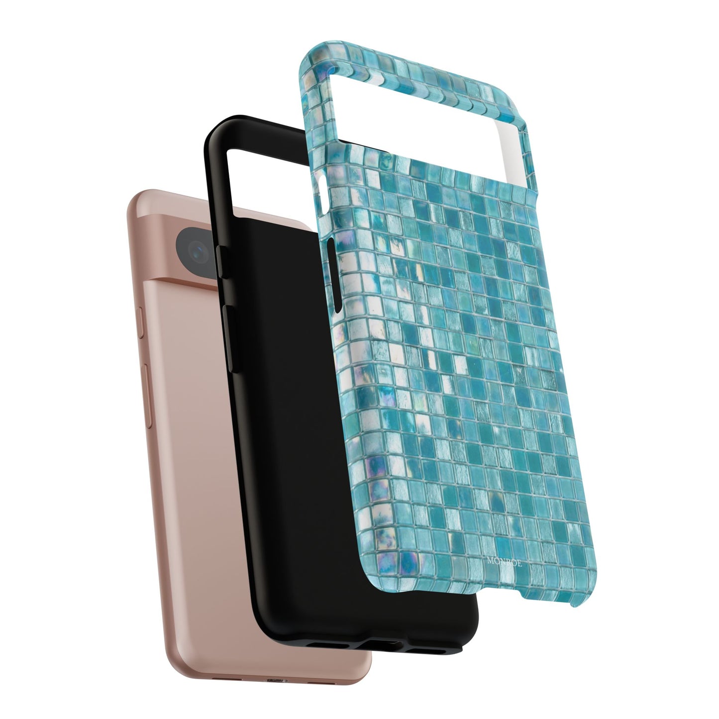 Hot Blue Mosaic Tile Tough Case