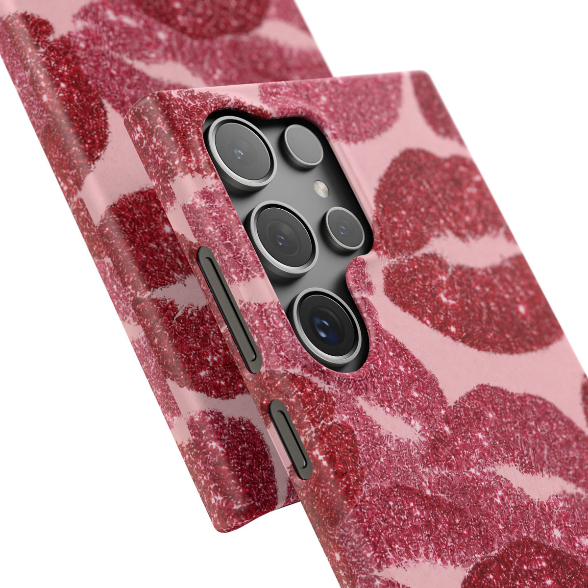Pink Glitter Kiss Case