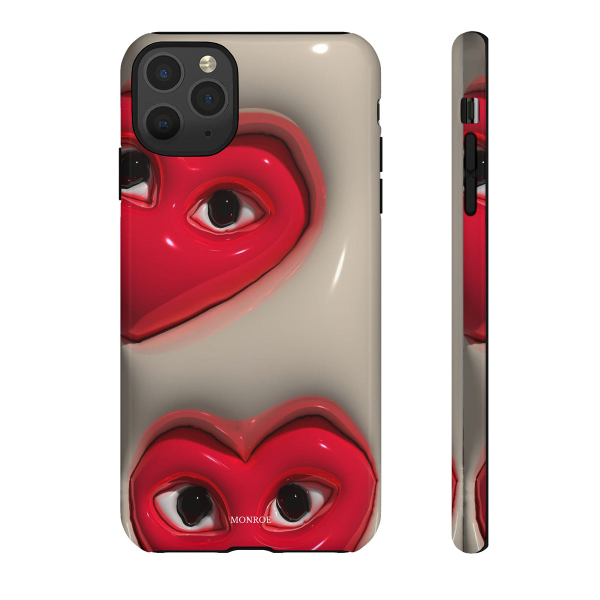 Red Heart Eyes Tough Case