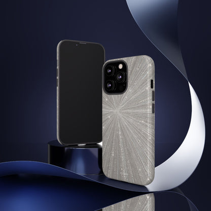 Sparkling Silver Burst Tough Case