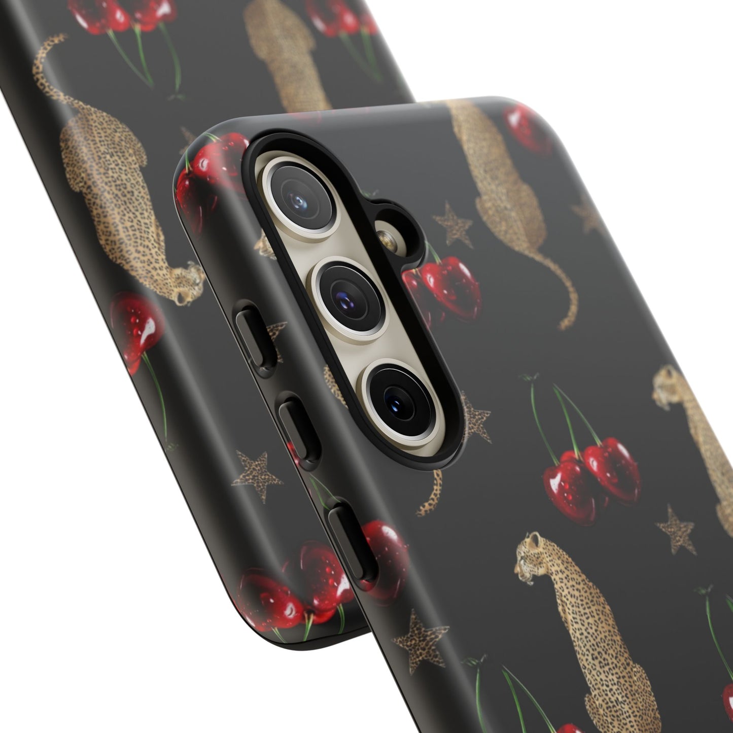 Leopard & Cherry Tough Case