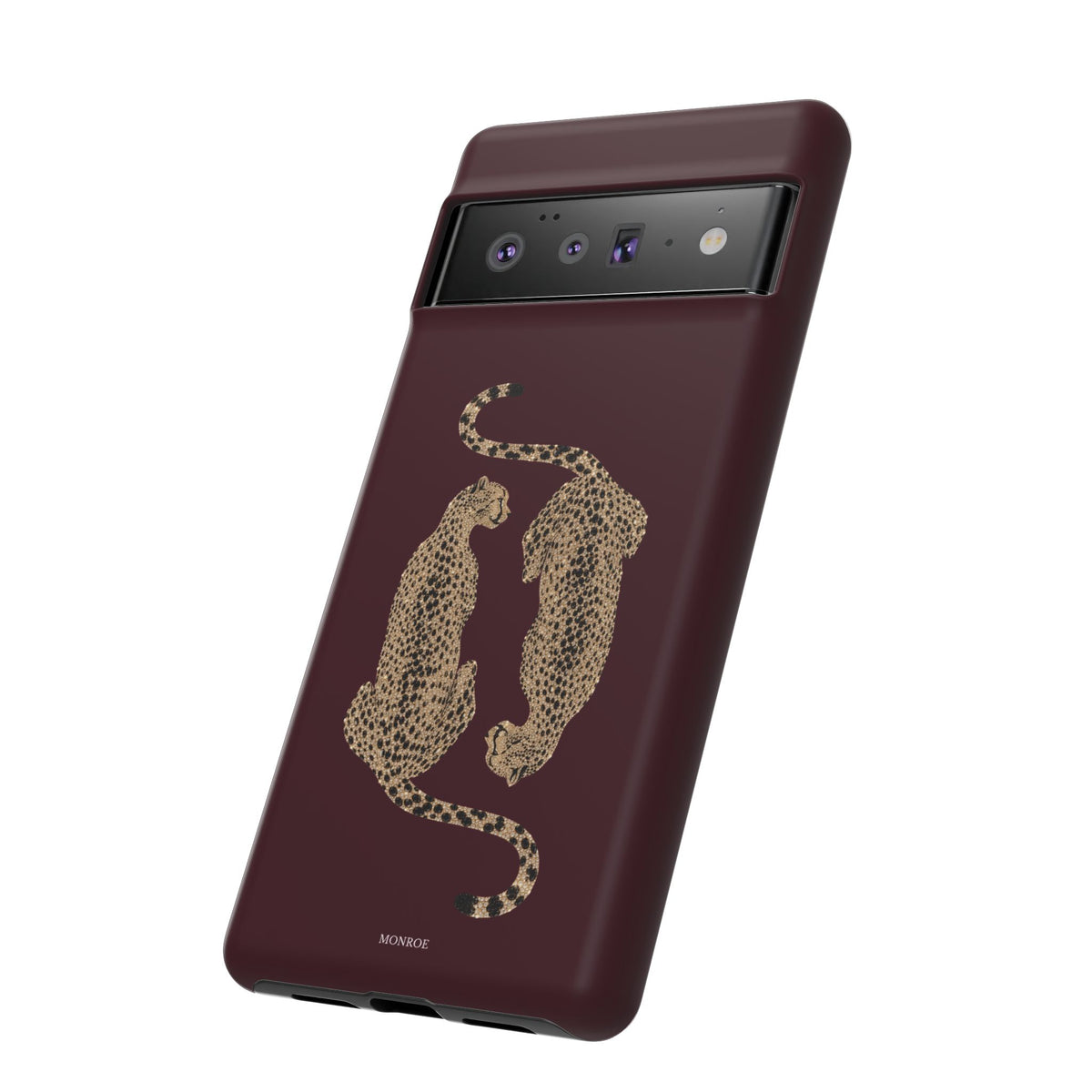 Burgundy Cheetah Tough Case