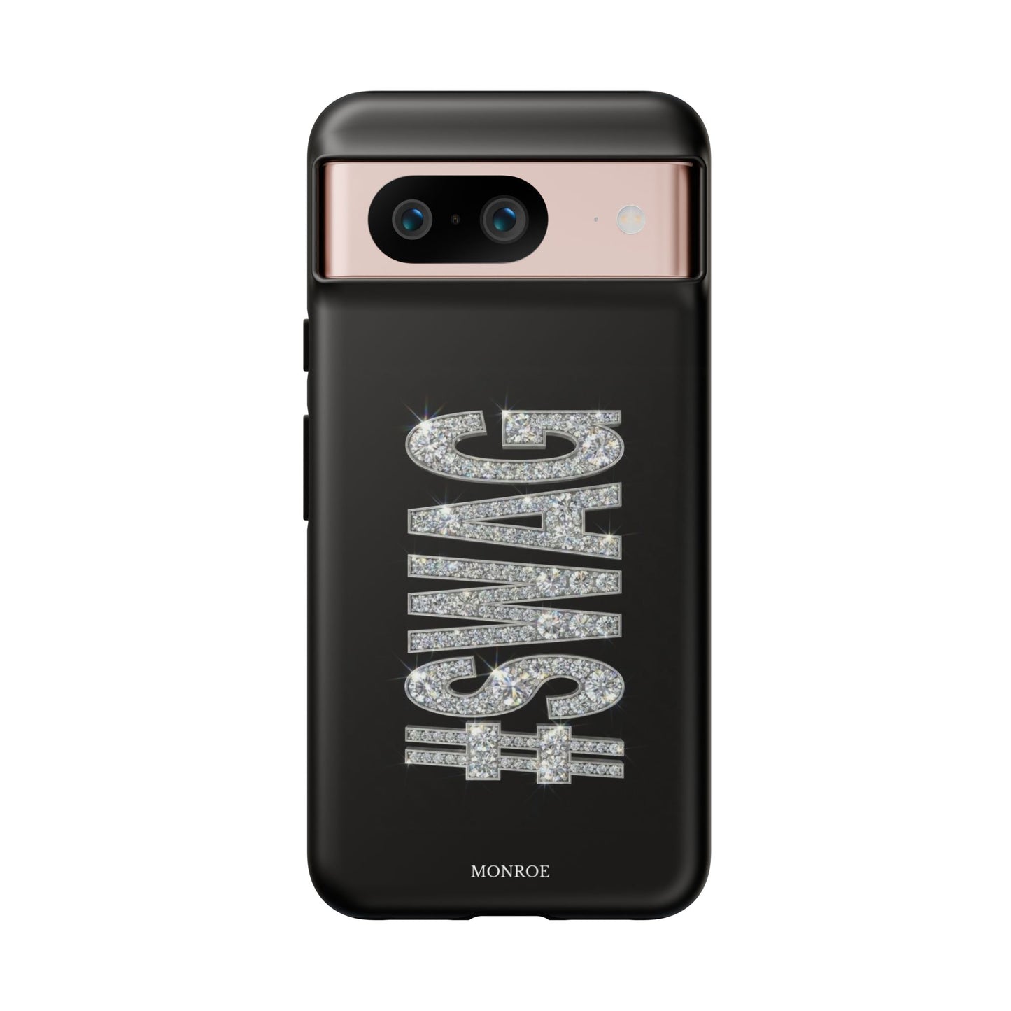 “#SWAG” Black Bling Tough Case