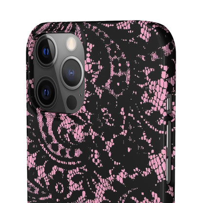 Pink Lace Pattern Case