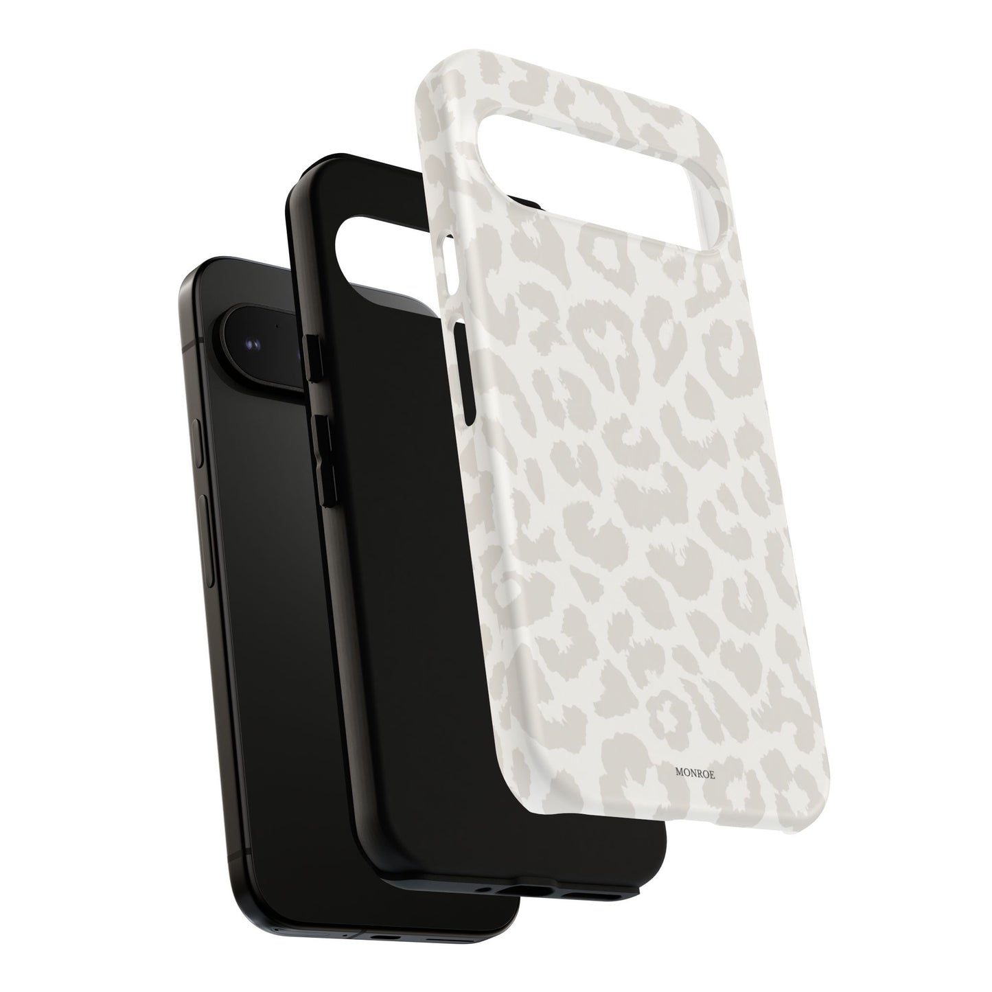 White Leopard Print Tough Case