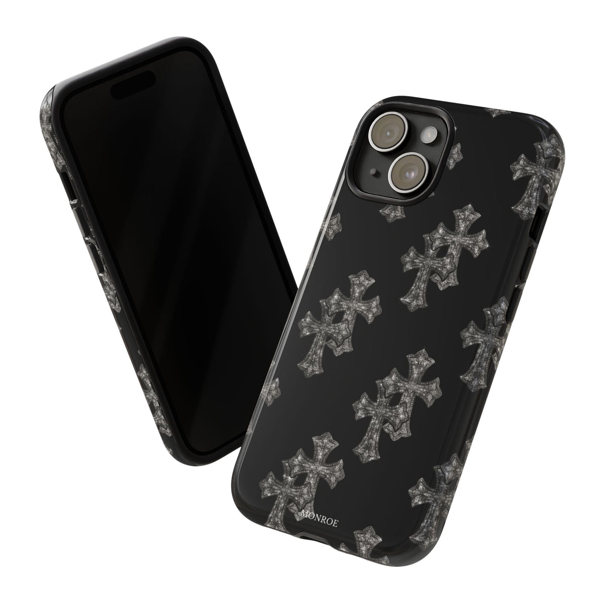 Black Crystal Cross Tough Case