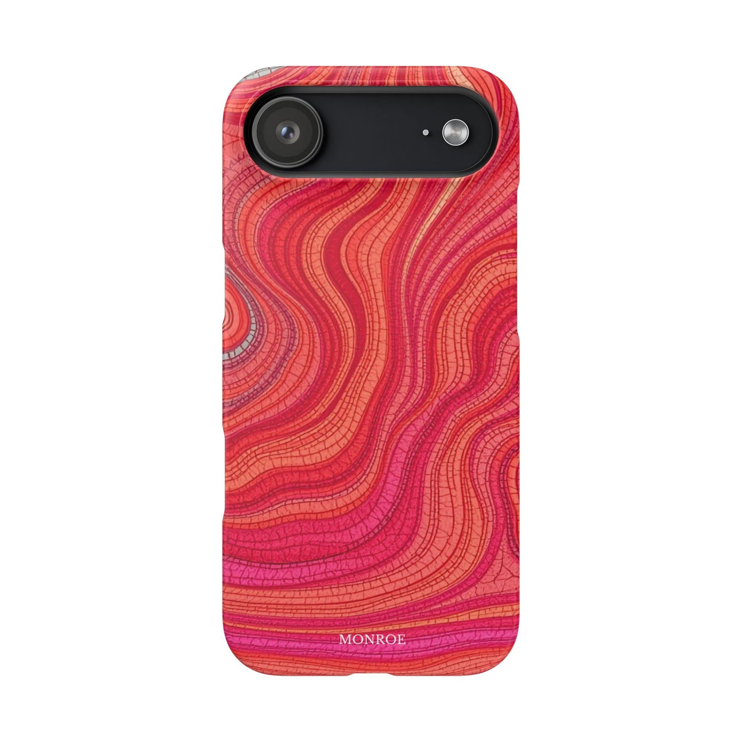 Retro Wavy Red Case