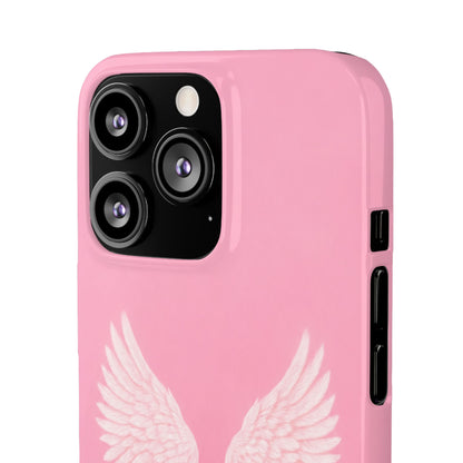 Pink Angel Wings Case
