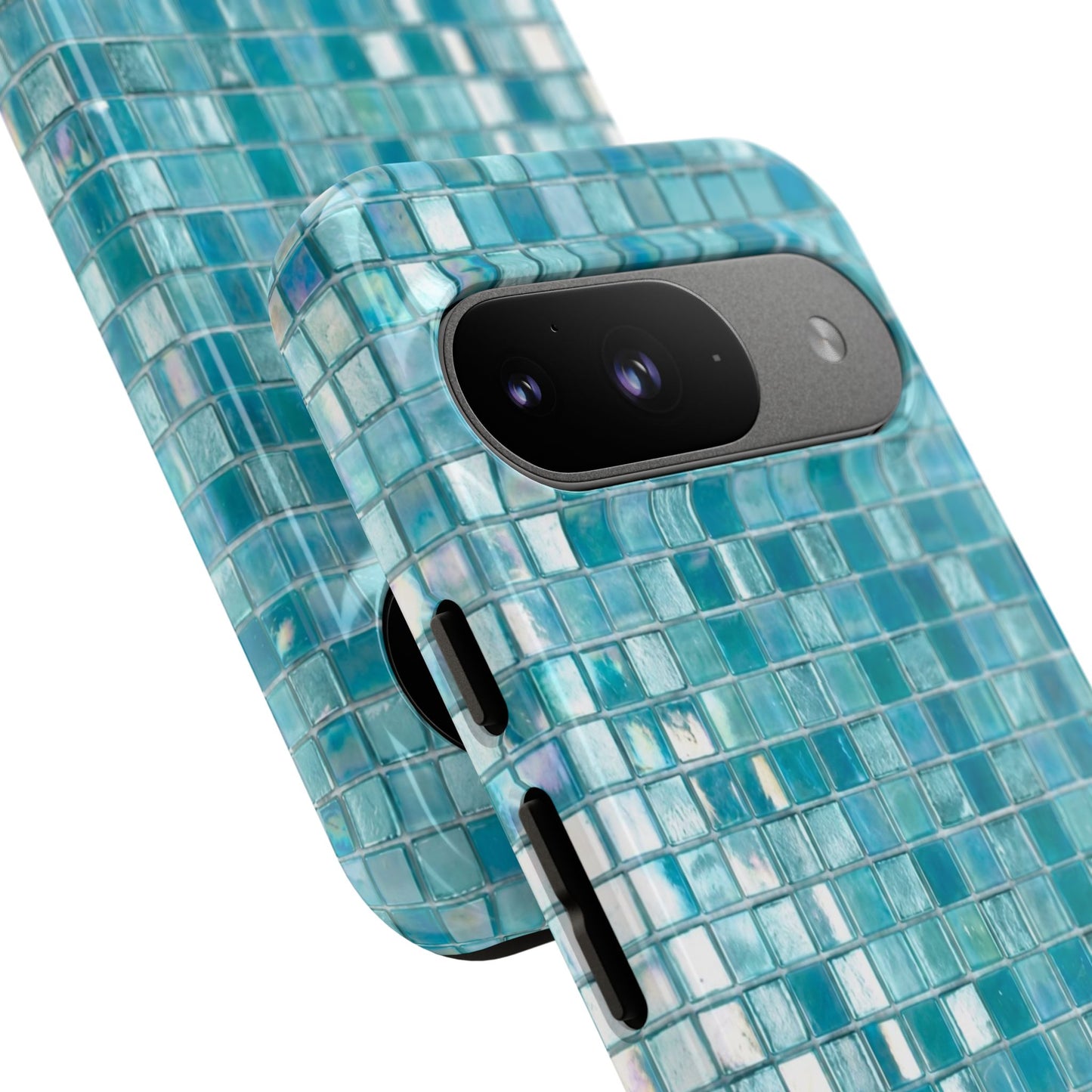 Hot Blue Mosaic Tile Tough Case