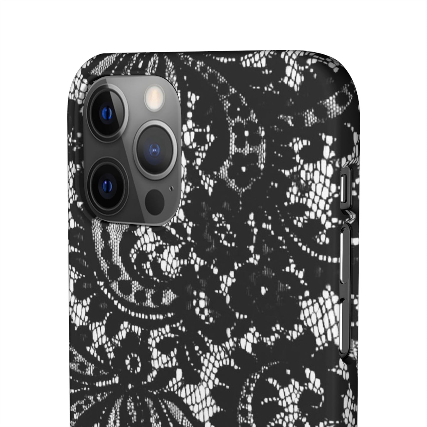 Black Lace Elegant Pattern Case