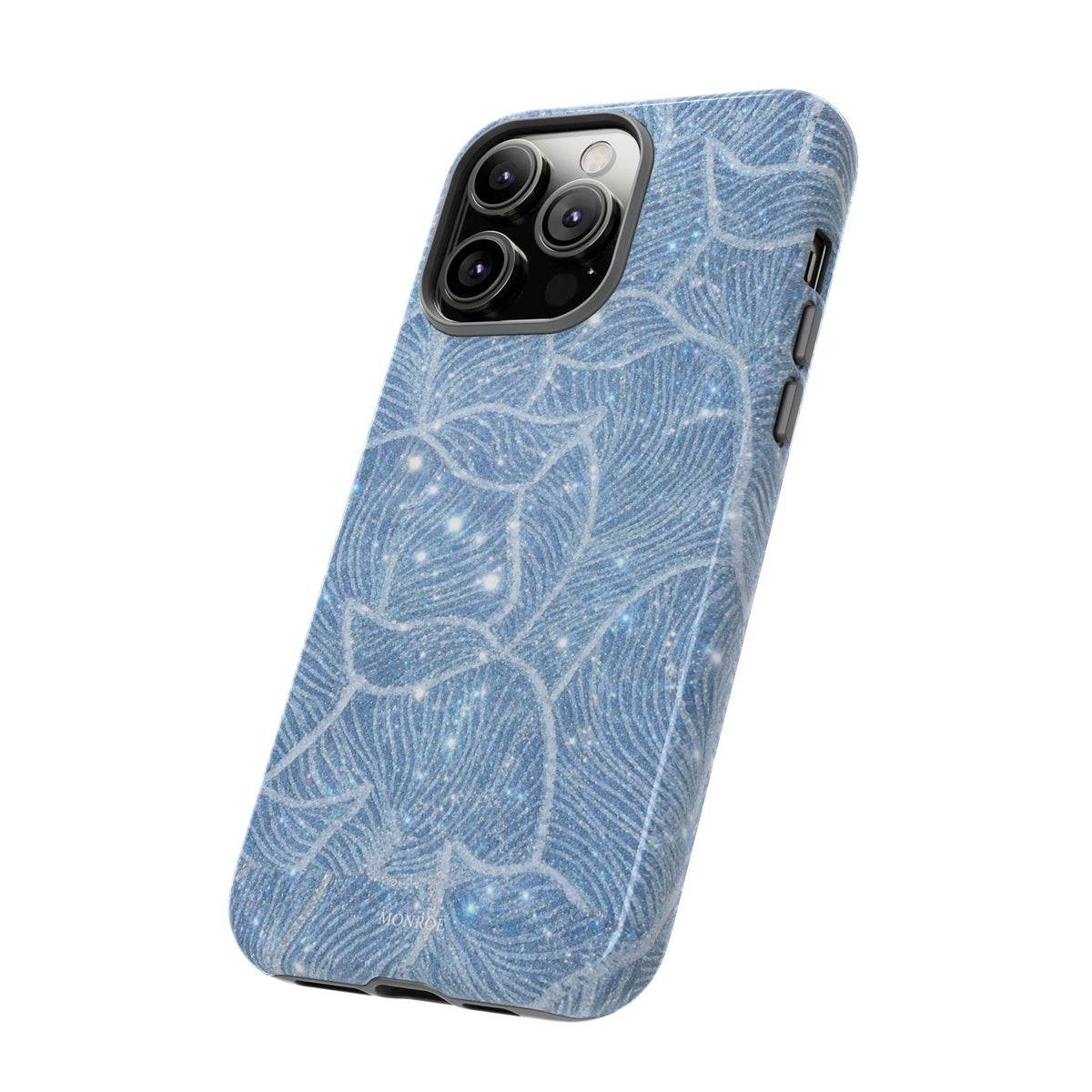Glacier Blue Floral Tough Case