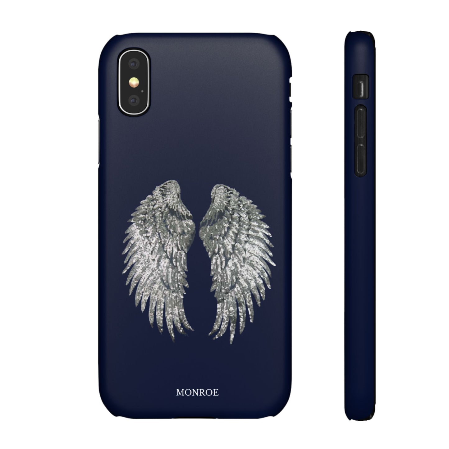 Navy Angel Wings Case