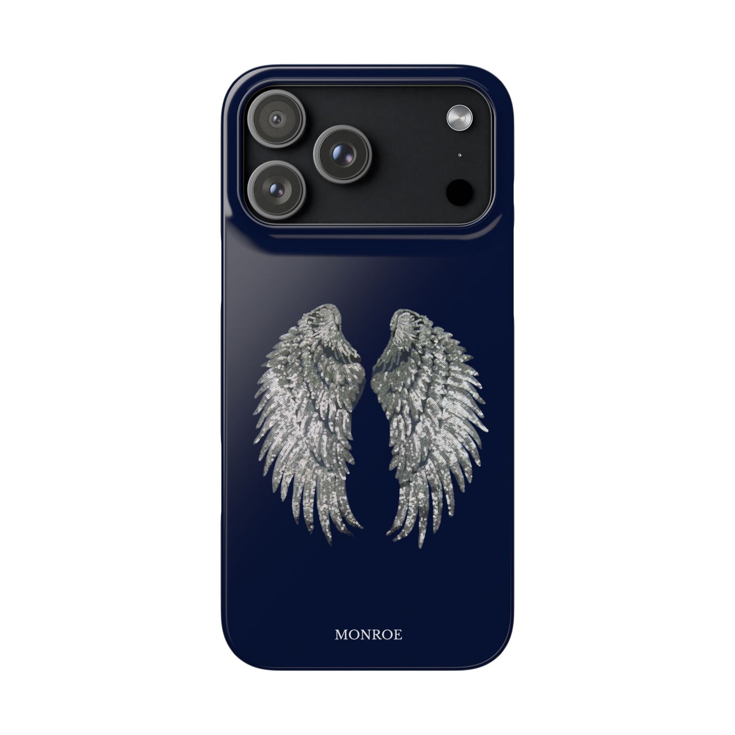 Navy Angel Wings Case