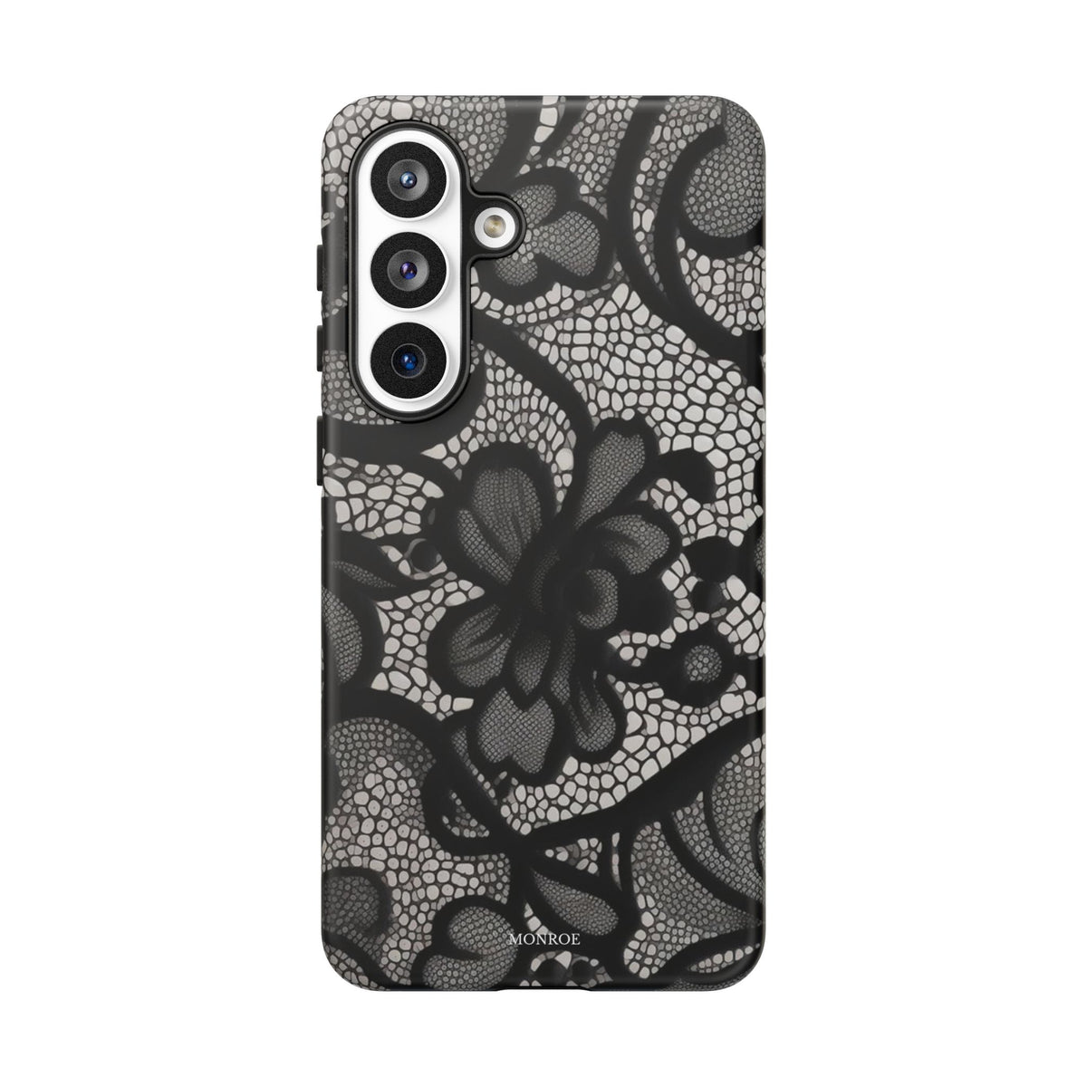 Black Vintage Lace Tough Case