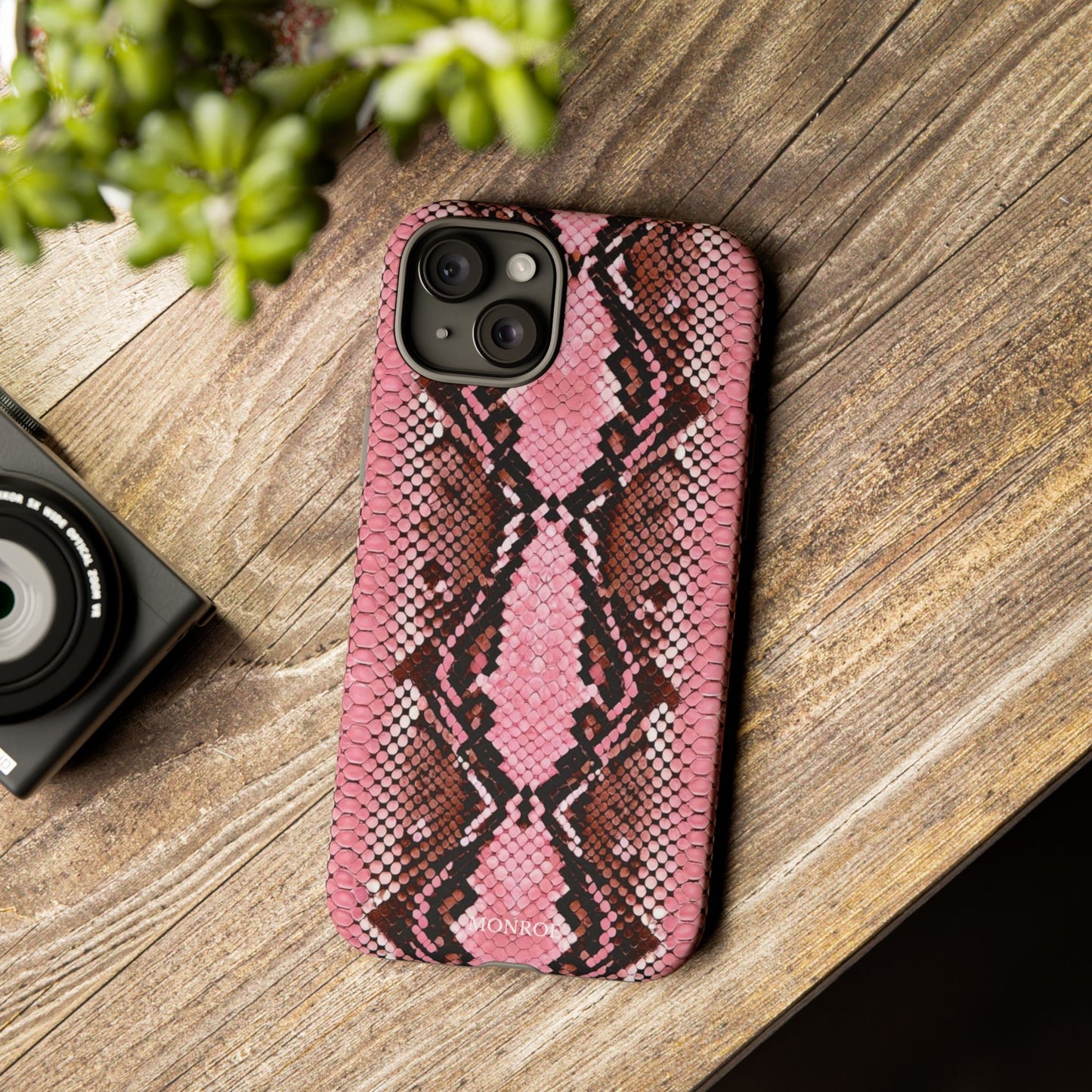 Pink Snake Tough Case