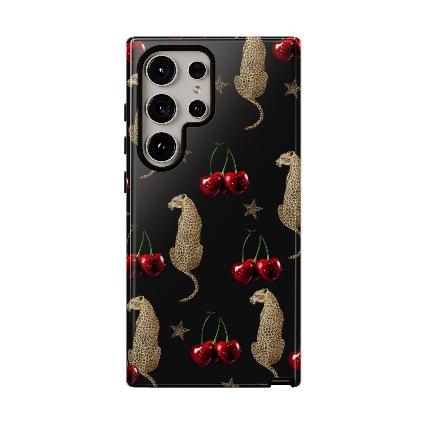 Leopard & Cherry Tough Case
