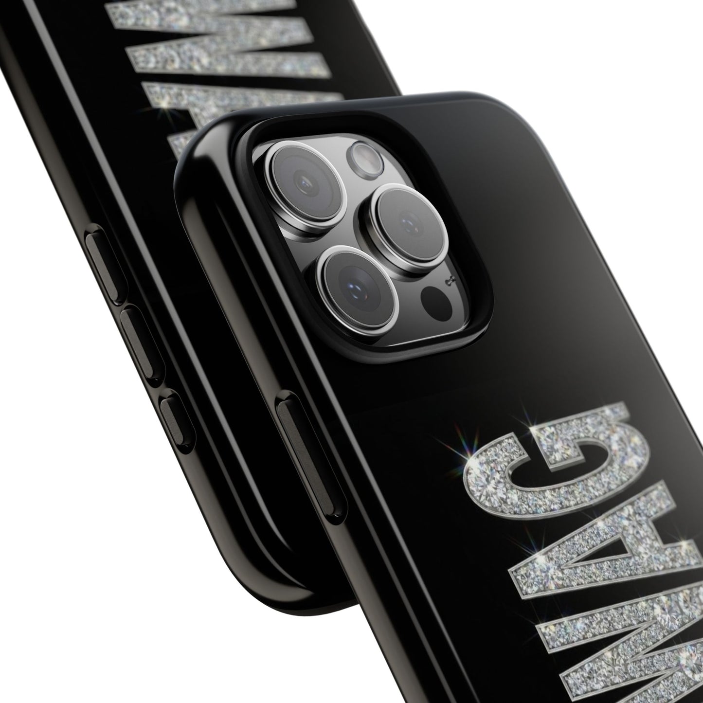 “#SWAG” Black Bling Tough Case
