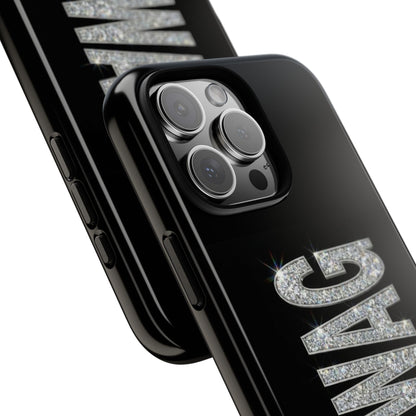 “#SWAG” Black Bling Tough Case
