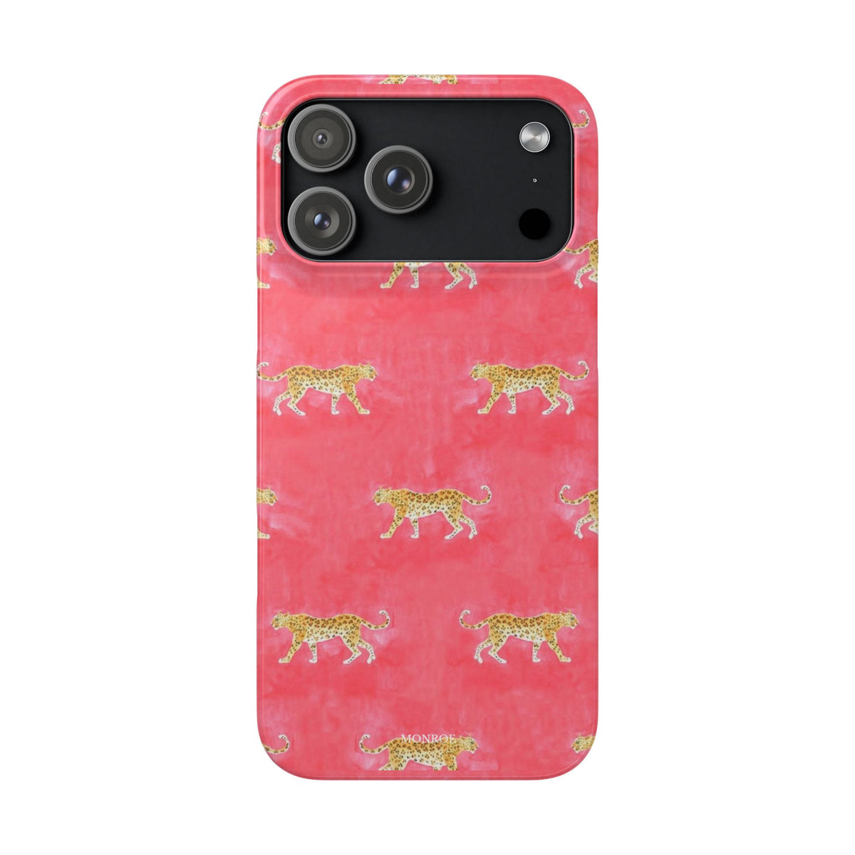 Pink Watercolor Leopard Case