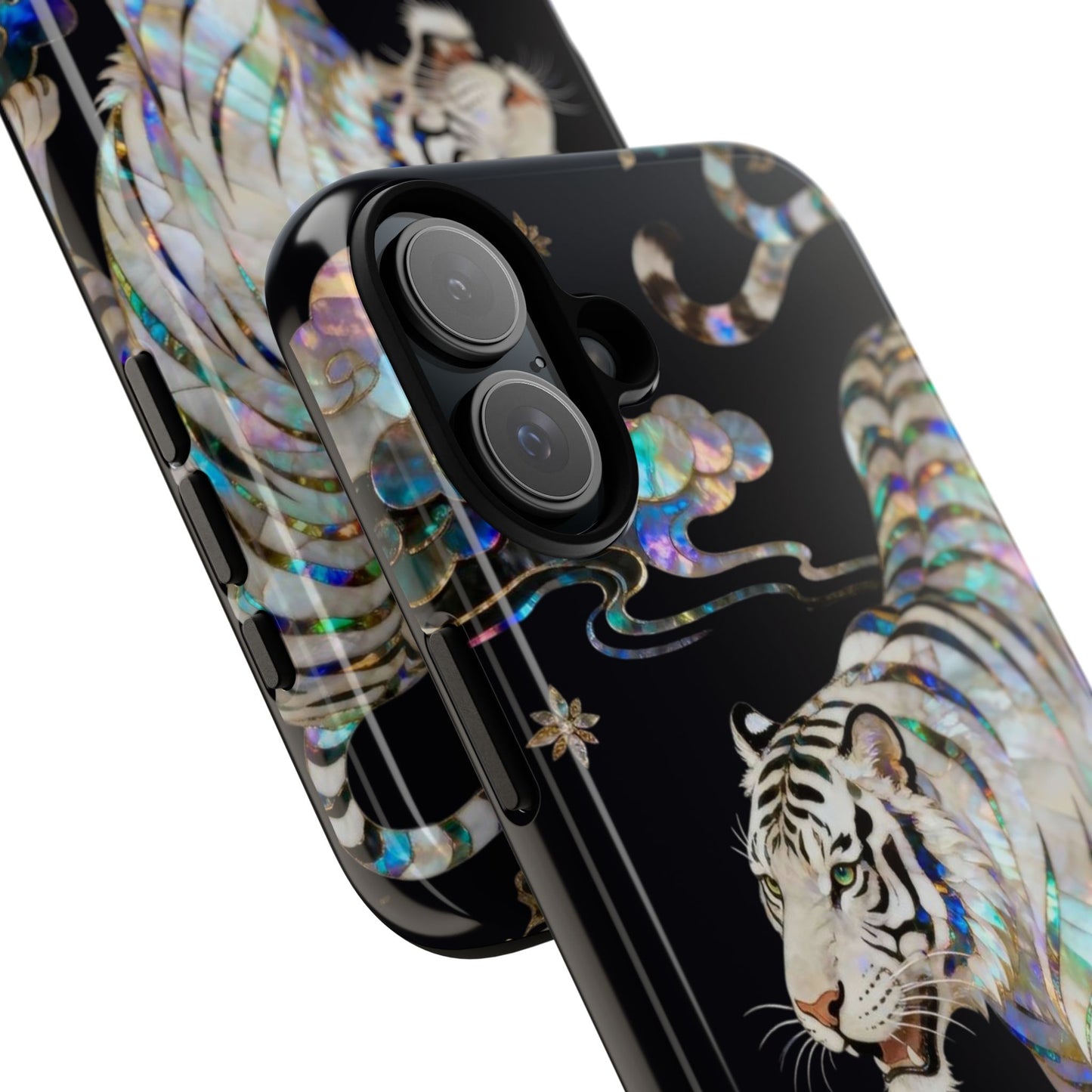 Iridescent White Tiger Tough Case