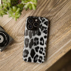 B&W Leopard Phone Case